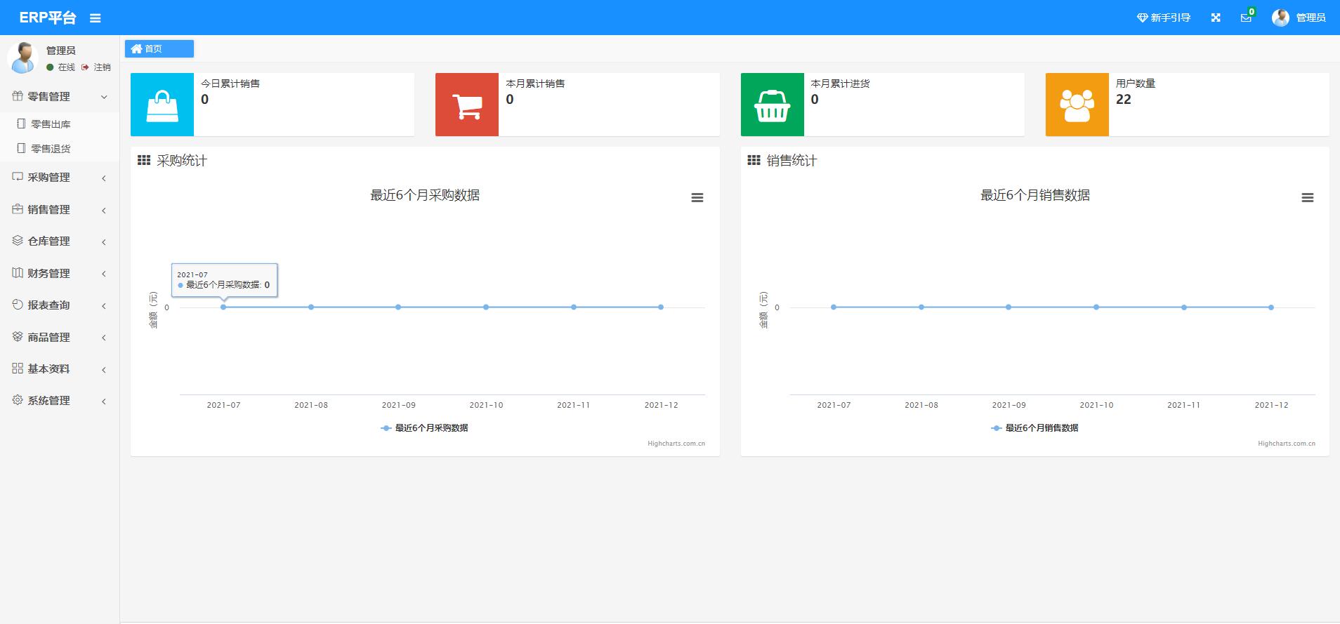 ERP信息化管理系統
